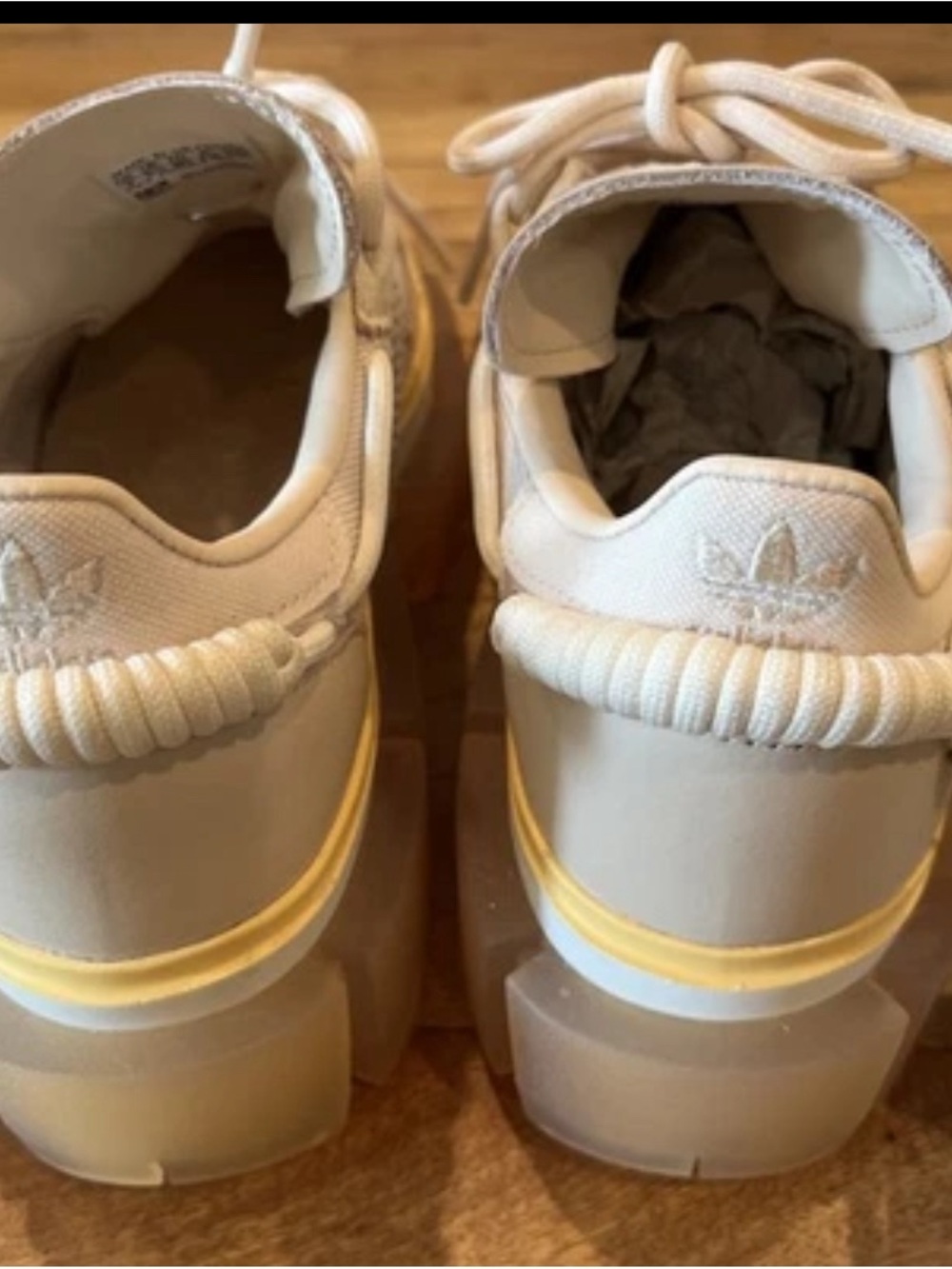 NWT WOMENS ADIDAS X IVY PARK SUPER SLEEK CHUNKY PLATFORM HALO IVORY SHOES 7 2021 - Picture 6 of 10